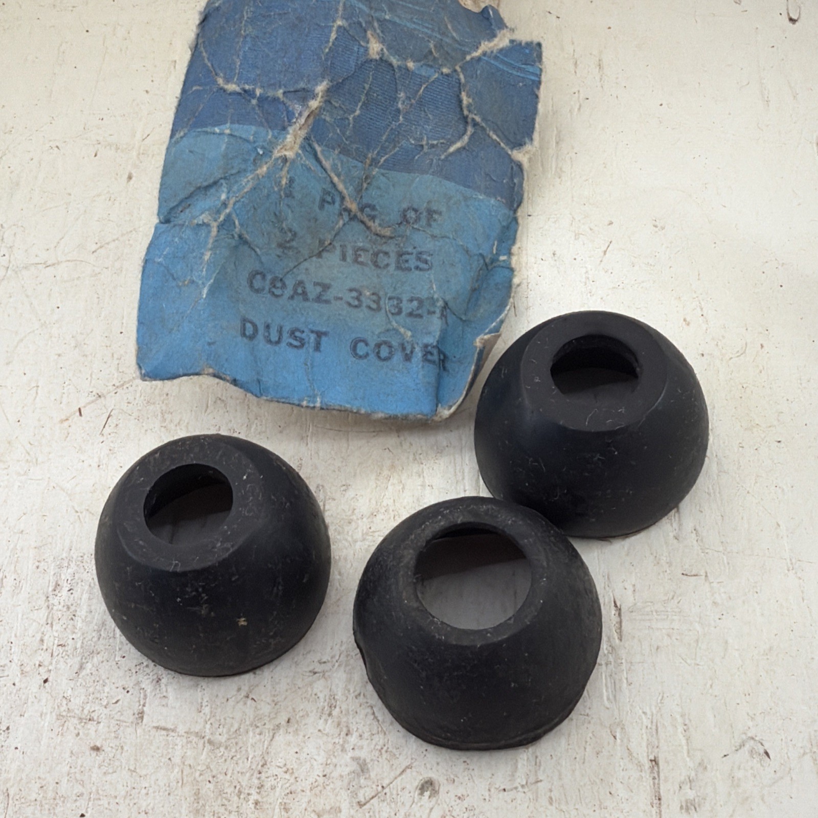 3-NOS OEM Ford C9AZ-3332-A tie rod dust boot 1969-72 Galaxie Custom Thunderbird