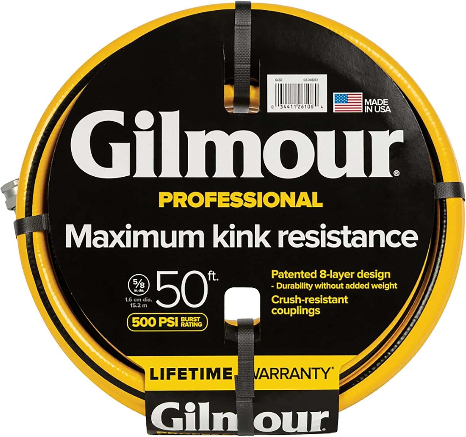 Gilmour Flexogen 100ft All-Weather Water Hose 5/8\