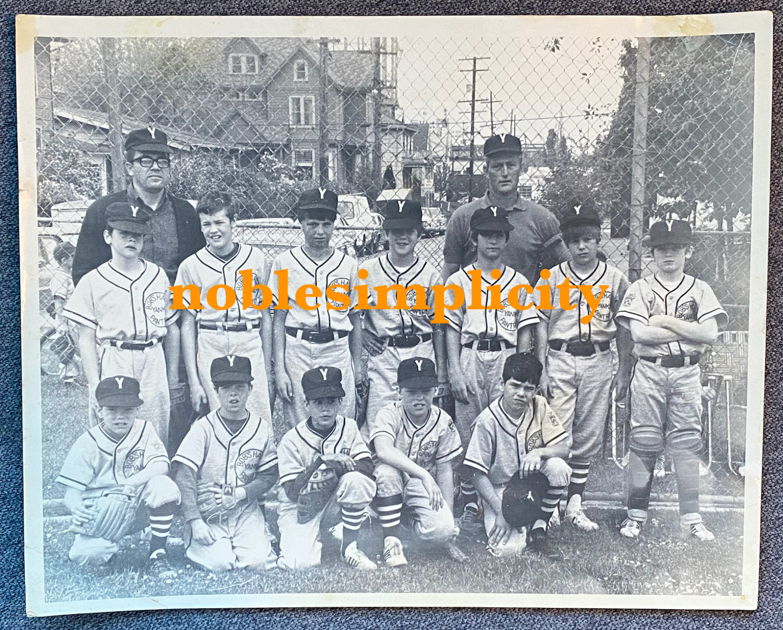 BOB\'S HANDY PANTRY PORTLAND, OREGON YANKS BOYS BASEBALL TEAM PHOTO Brooklyn Park