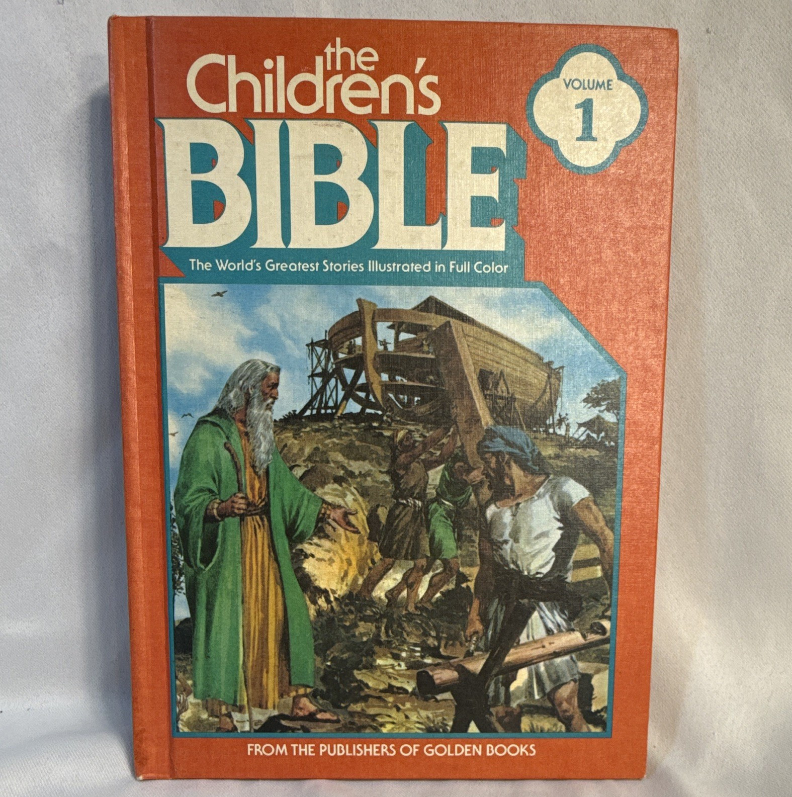Golden Books The Children\'s Bible Vol 1 HC Illus 1981 Western Publ Ages 9-12 Golden Books The Children\'s Bible Vol 1 HC Illus 1981 Western Publ Ages 9-12