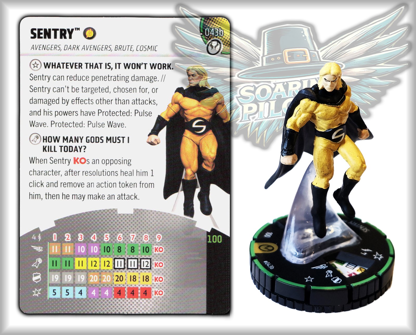 Marvel Heroclix SENTRY - 043b - PRIME Thunderbolts Set