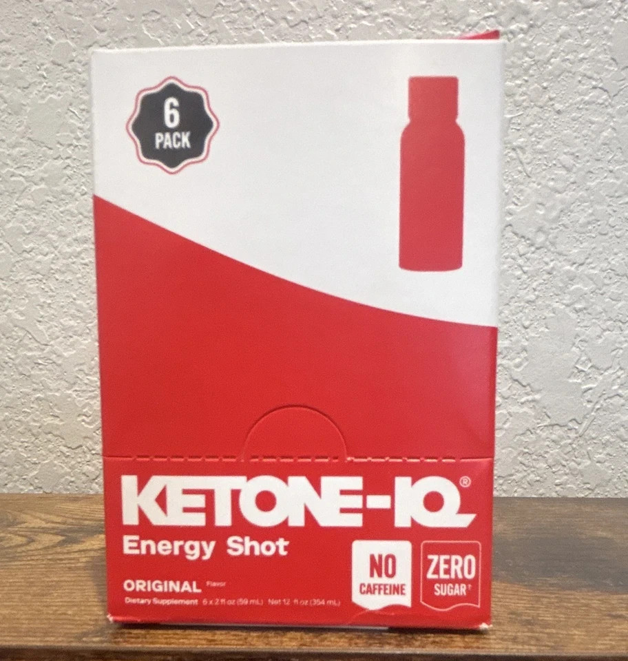 Ketone‑IQ Original 6‑Pack – Clean Ketone Energy Shots | Caffeine‑Free Focus Ketone‑IQ Original 6‑Pack – Clean Ketone Energy Shots | Caffeine‑Free Focus