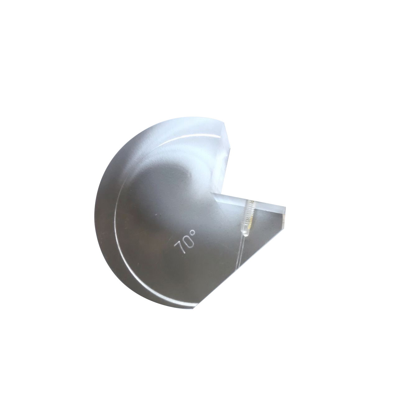 YUSHI Snail Wedge for AWS Angle Beam Transducer Only 70 Degree Wedge Included