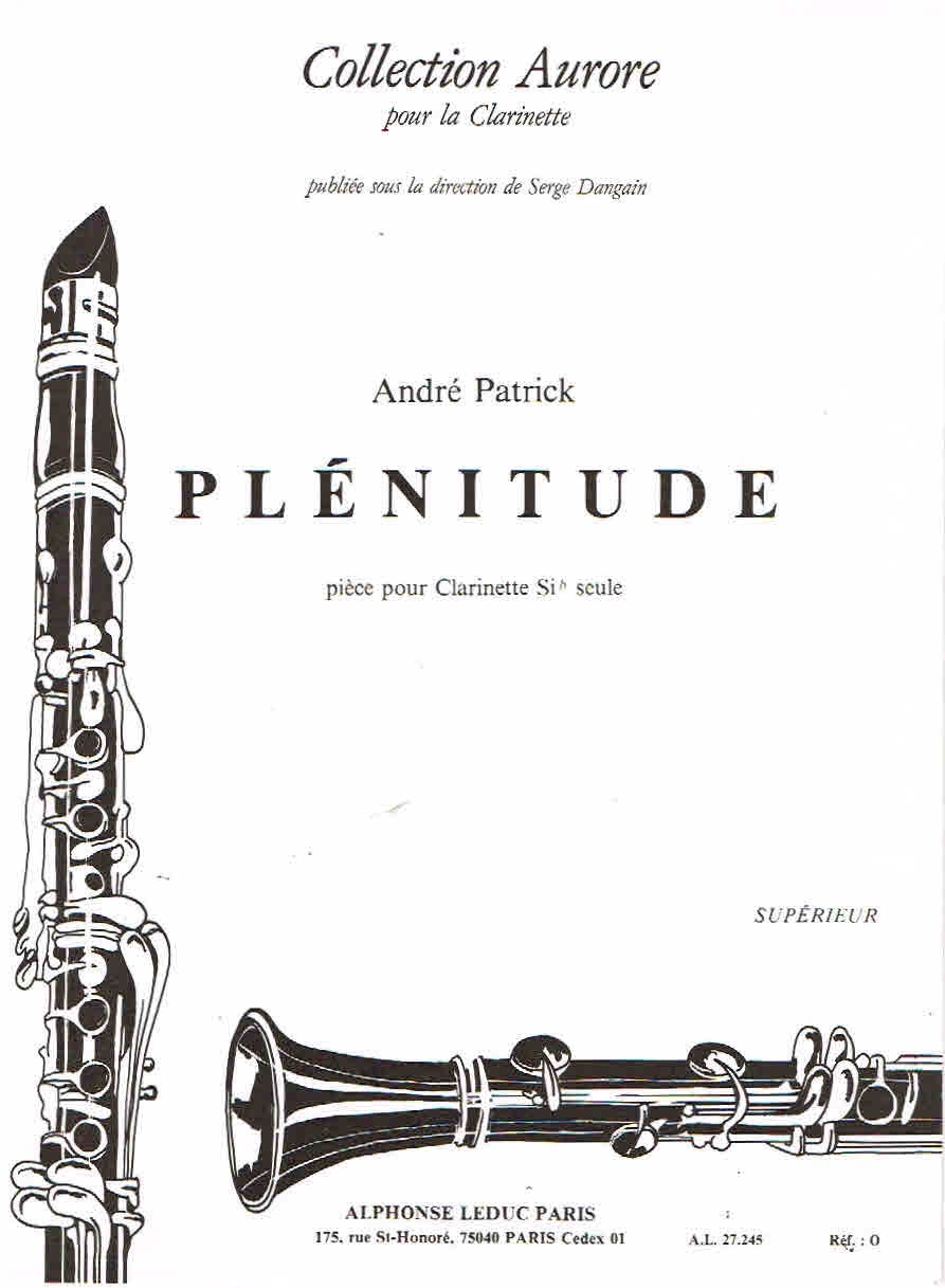 Plenitude by Andre Patrick for Clarinet (HL48184281) Plenitude by Andre Patrick for Clarinet (HL48184281)