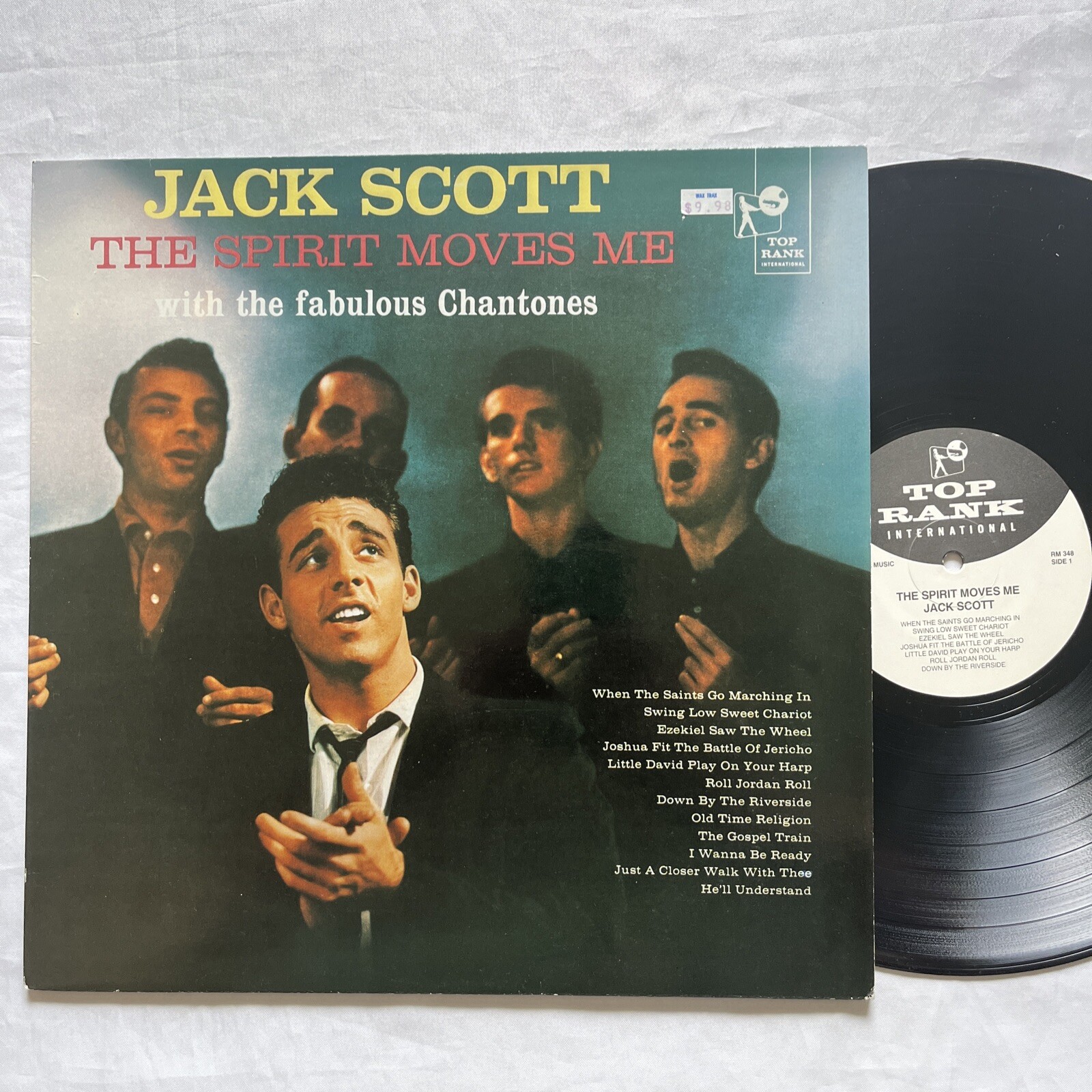 Jack Scott  – The Spirit Moves Me REPRESS Top Rank RM348 Near Mint