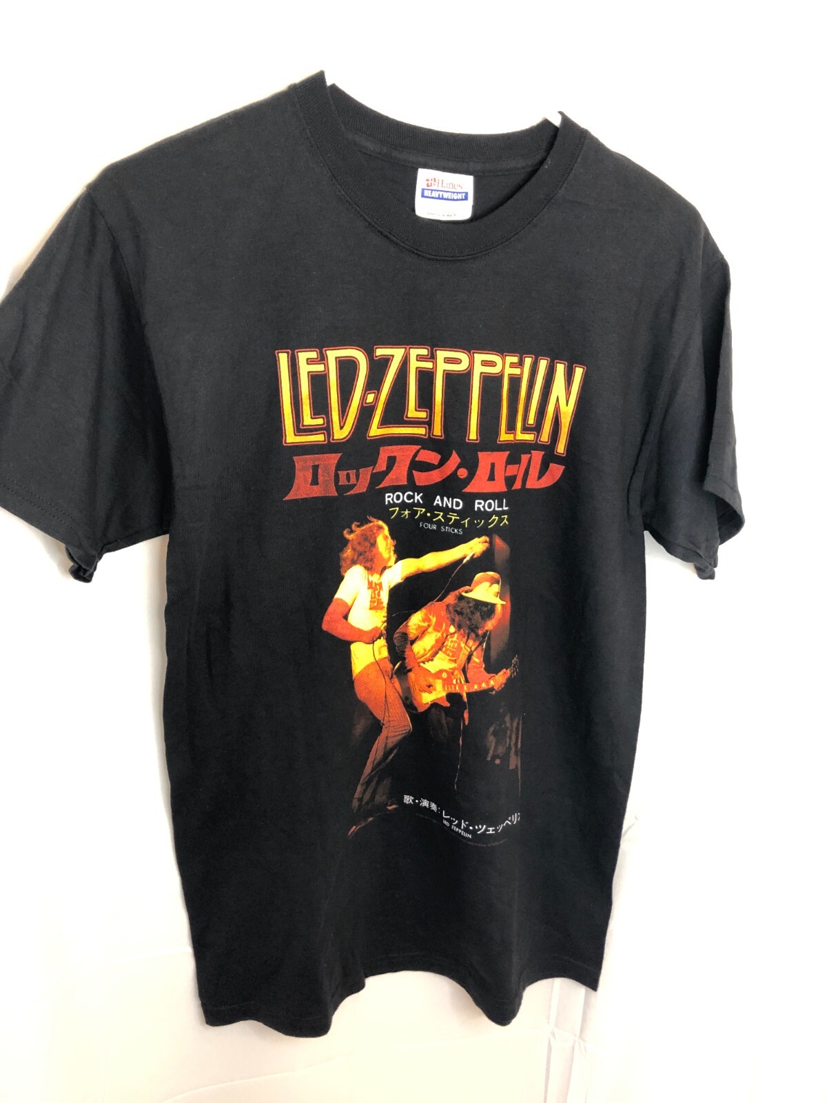 Rare Vtg 2007 Led Zeppelin Japan Tour 45 Tee Shirt Rock Mens S Deadstock Hanes Rare Vtg 2007 Led Zeppelin Japan Tour 45 Tee Shirt Rock Mens S Deadstock Hanes