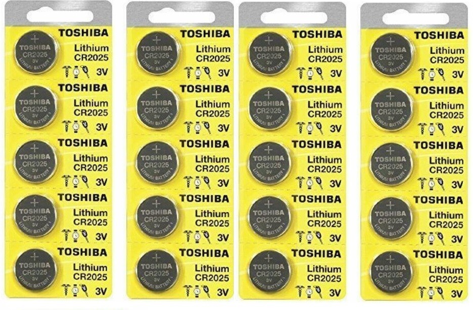 20 New Original Toshiba CR2025 CR 2025 3V LITHIUM BATTERY BR2025 DL2025 Watch