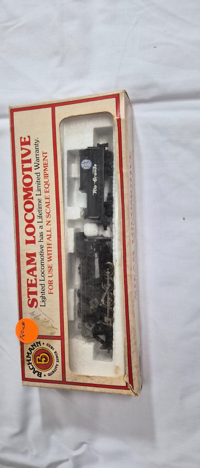 Vintage Bachmann 4821 Consolidation 2-8-0 N scale SataFe steam locomotive Vintage Bachmann 4821 Consolidation 2-8-0 N scale SataFe steam locomotive