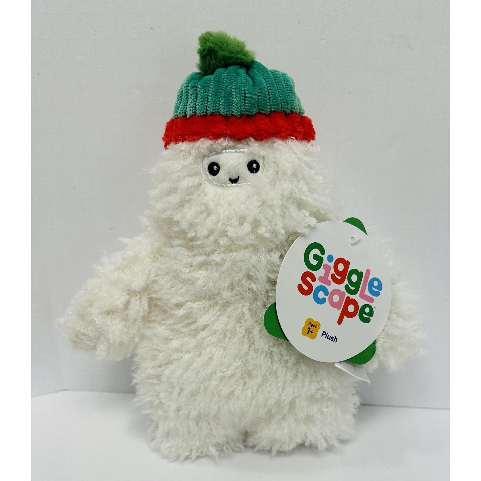Target Gigglescape Christmas Holiday White Yeti w Green Hat 9\