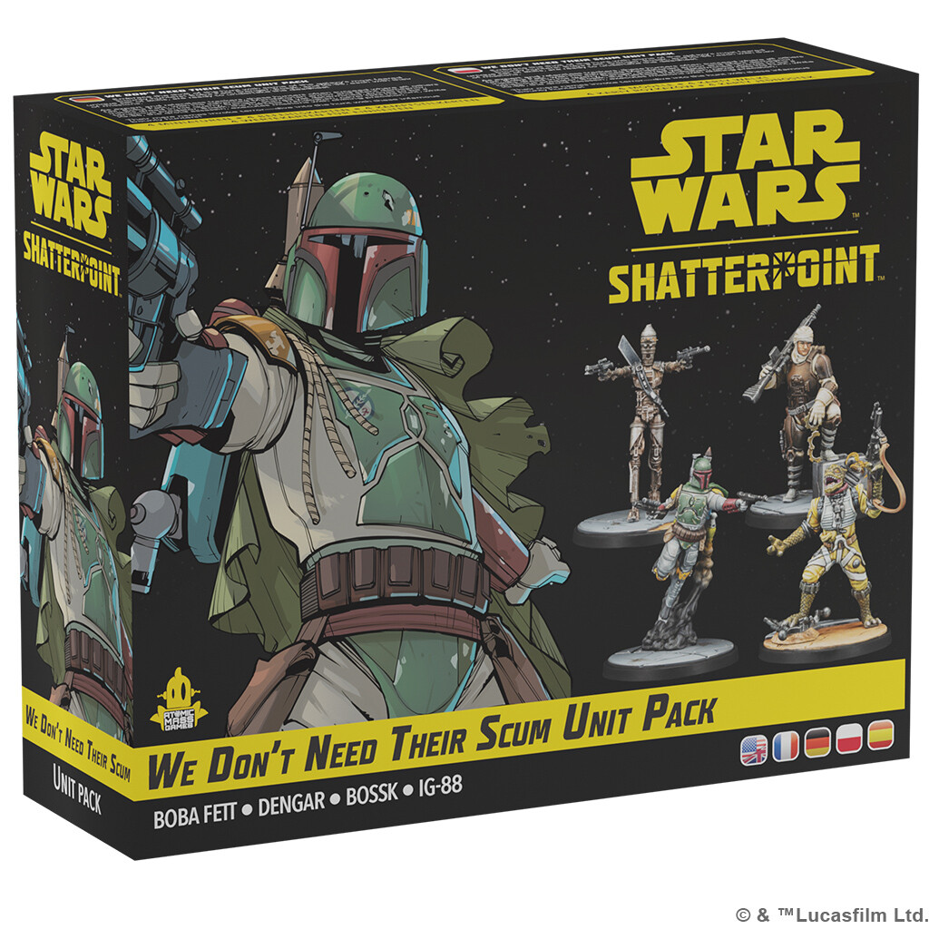 We Don’t Need Their Scum Unit Pack Star Wars: Shatterpoint We Don’t Need Their Scum Unit Pack Star Wars: Shatterpoint