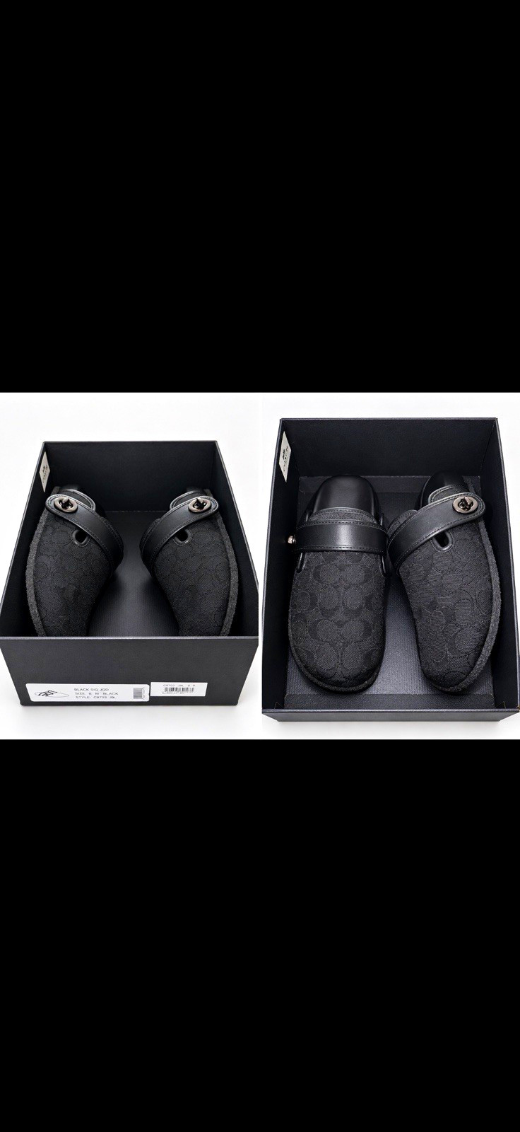 Men\'s Black Canvas Slip-On Casual Shoes Round Toe Rubber Sole US 6 New Box Men\'s Black Canvas Slip-On Casual Shoes Round Toe Rubber Sole US 6 New Box