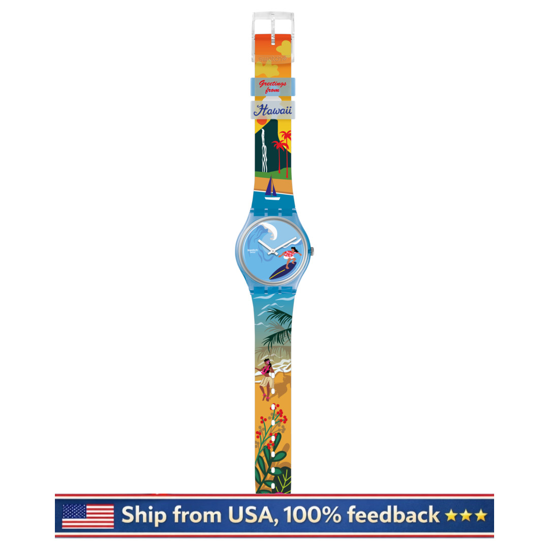 NEW & GENUINE Swatch Destination Limited Edition Wristwatch PAU HANA TIME GZ339 NEW & GENUINE Swatch Destination Limited Edition Wristwatch PAU HANA TIME GZ339