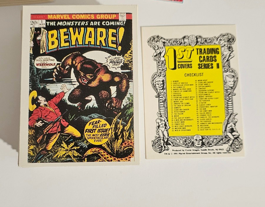 1991 COMIC IMAGES MARVEL COMICS 1ST ISSUE COVERS SERIES 2 COMPLETE 100 CARD SET 1991 COMIC IMAGES MARVEL COMICS 1ST ISSUE COVERS SERIES 2 COMPLETE 100 CARD SET