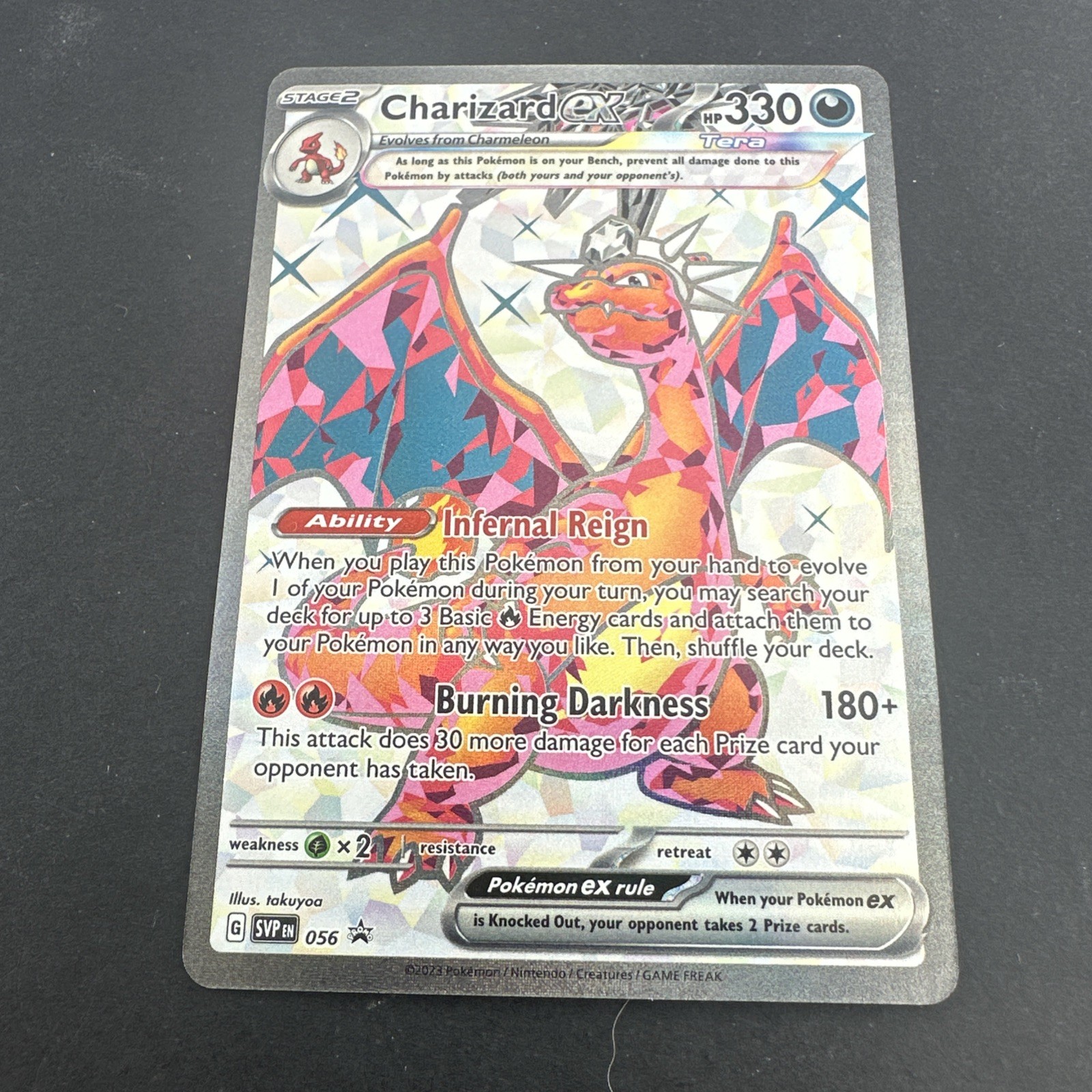 Charizard ex 2023 Pokemon SV Black Star Promos #056 Charizard ex 2023 Pokemon SV Black Star Promos #056