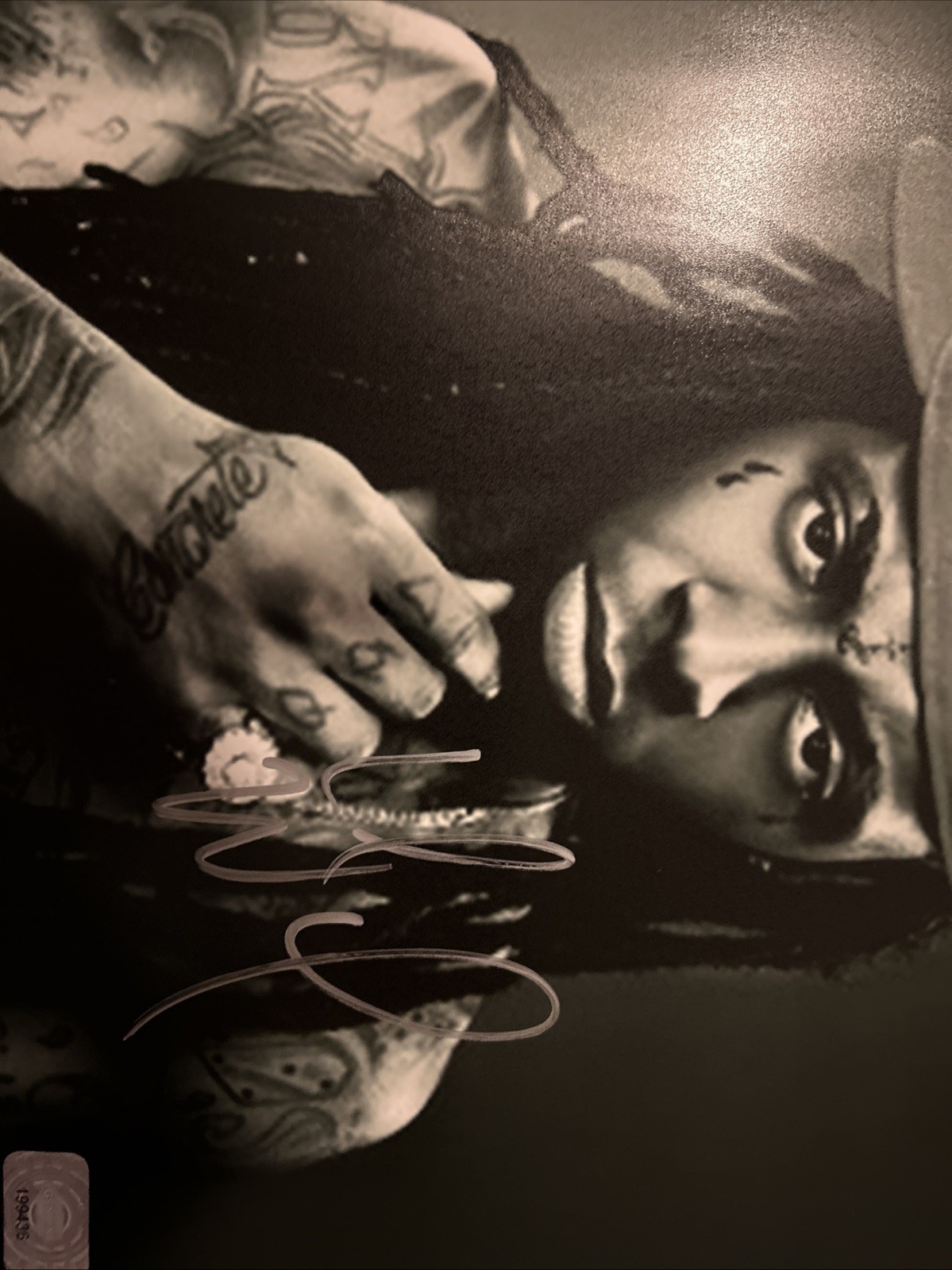 Lil Wayne Autographed Photo With COA Lil Wayne Autographed Photo With COA