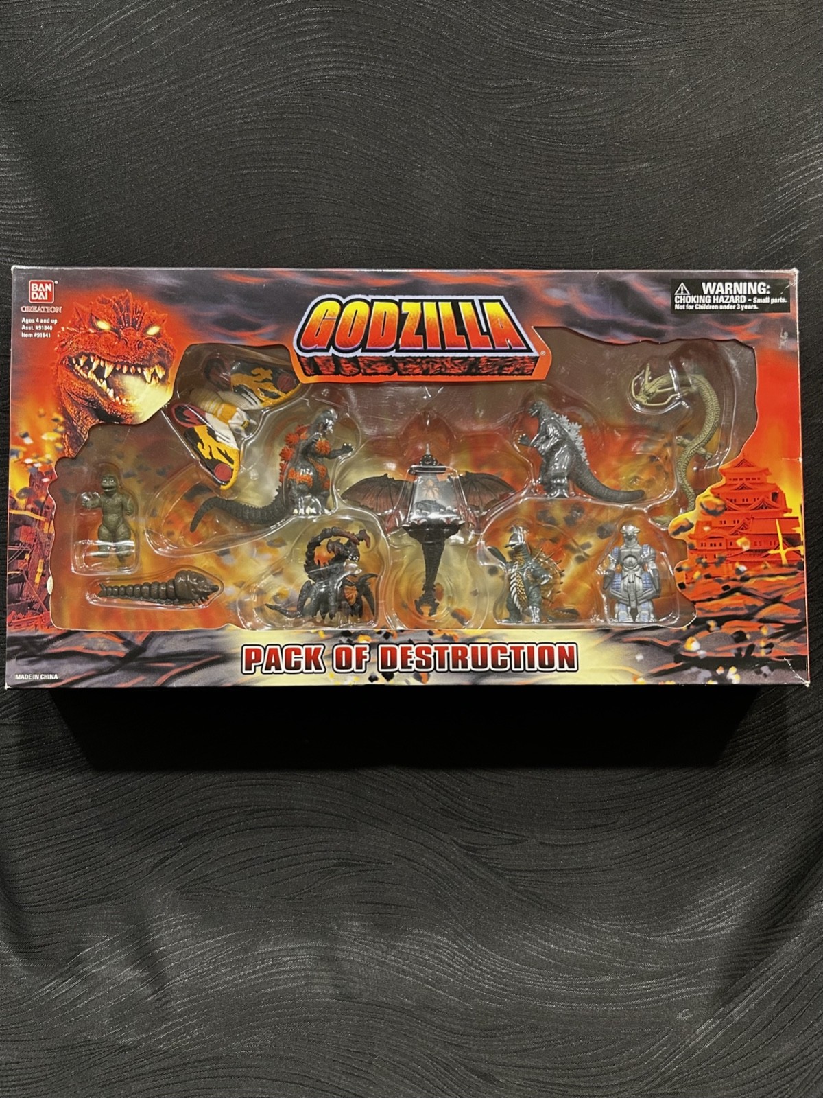 Vintage Godzilla Pack of Destruction Bandai Figures (10 figures total) Vintage Godzilla Pack of Destruction Bandai Figures (10 figures total)