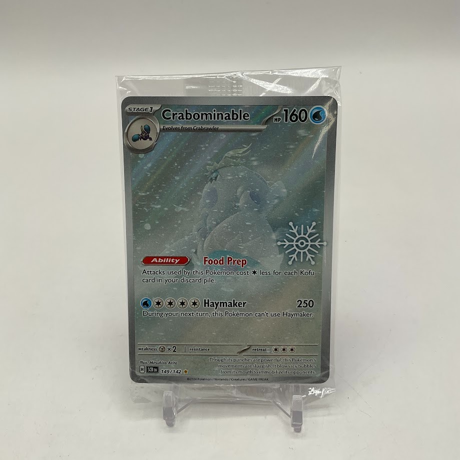 Crabominable Pokemon Holiday Calendar Promo #149 Sealed Crabominable Pokemon Holiday Calendar Promo #149 Sealed