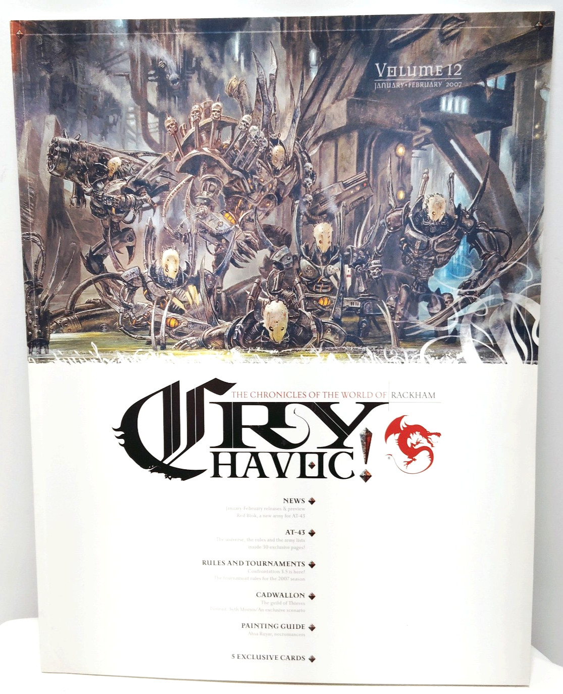 Cry Havoc Vol 12 Rackham AT-43 Confrontation Cadwallon RPG 2007 OOP With Cards