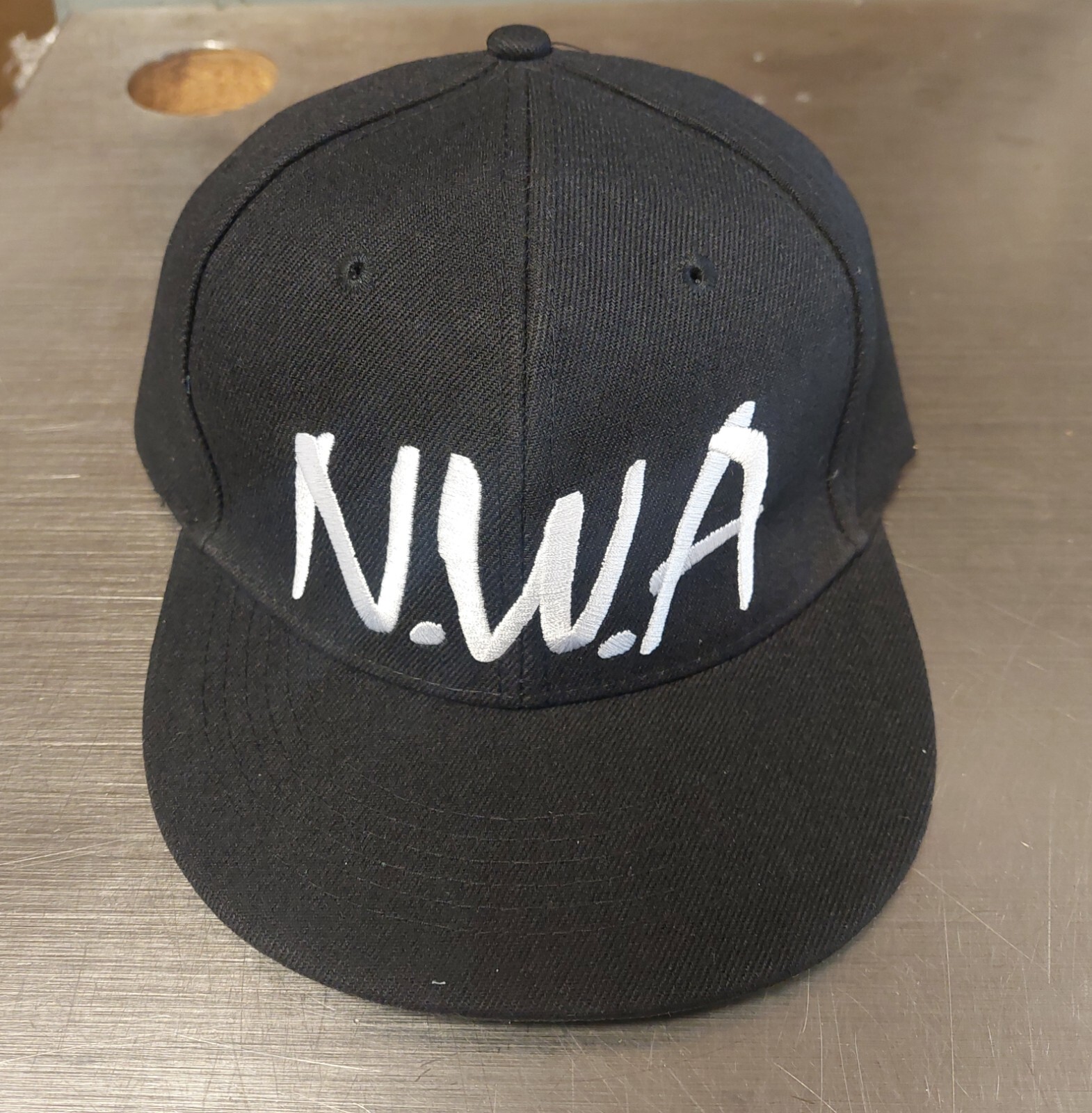 NWA plain Embroidered snapback adult Flat Bill Hat Cap Black N.W.A. new NWA plain Embroidered snapback adult Flat Bill Hat Cap Black N.W.A. new