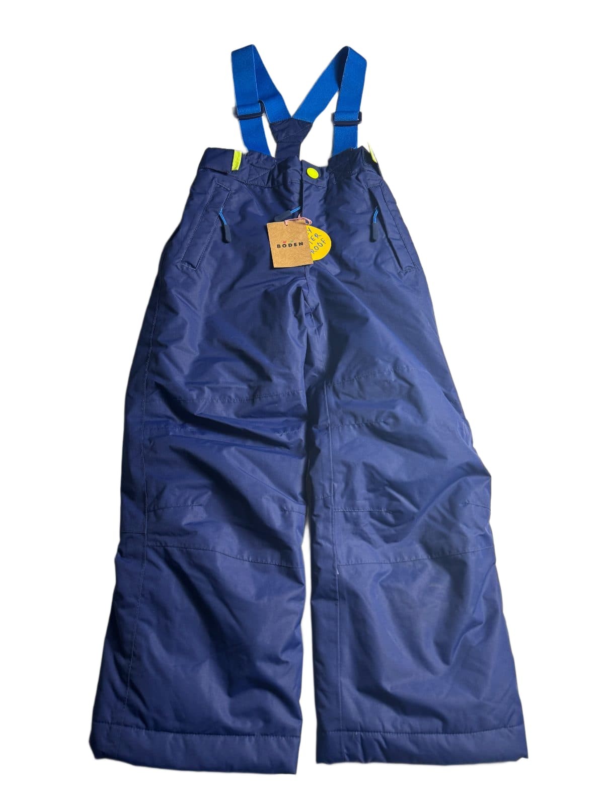 Mini Boden Kids Snow Pants Blue Waterproof Insulated Bib Ski Trousers NWT Mini Boden Kids Snow Pants Blue Waterproof Insulated Bib Ski Trousers NWT