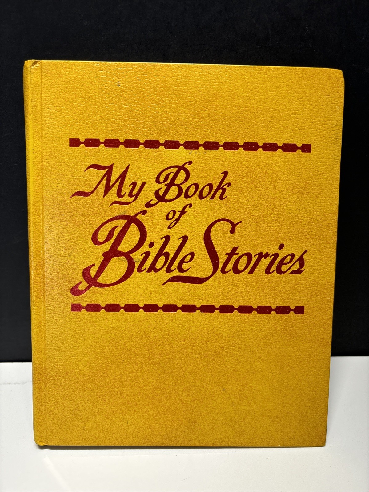Vintage \'My Book Of Bible Stories\' Copyright 1978 Yellow Hardcover Vintage \'My Book Of Bible Stories\' Copyright 1978 Yellow Hardcover