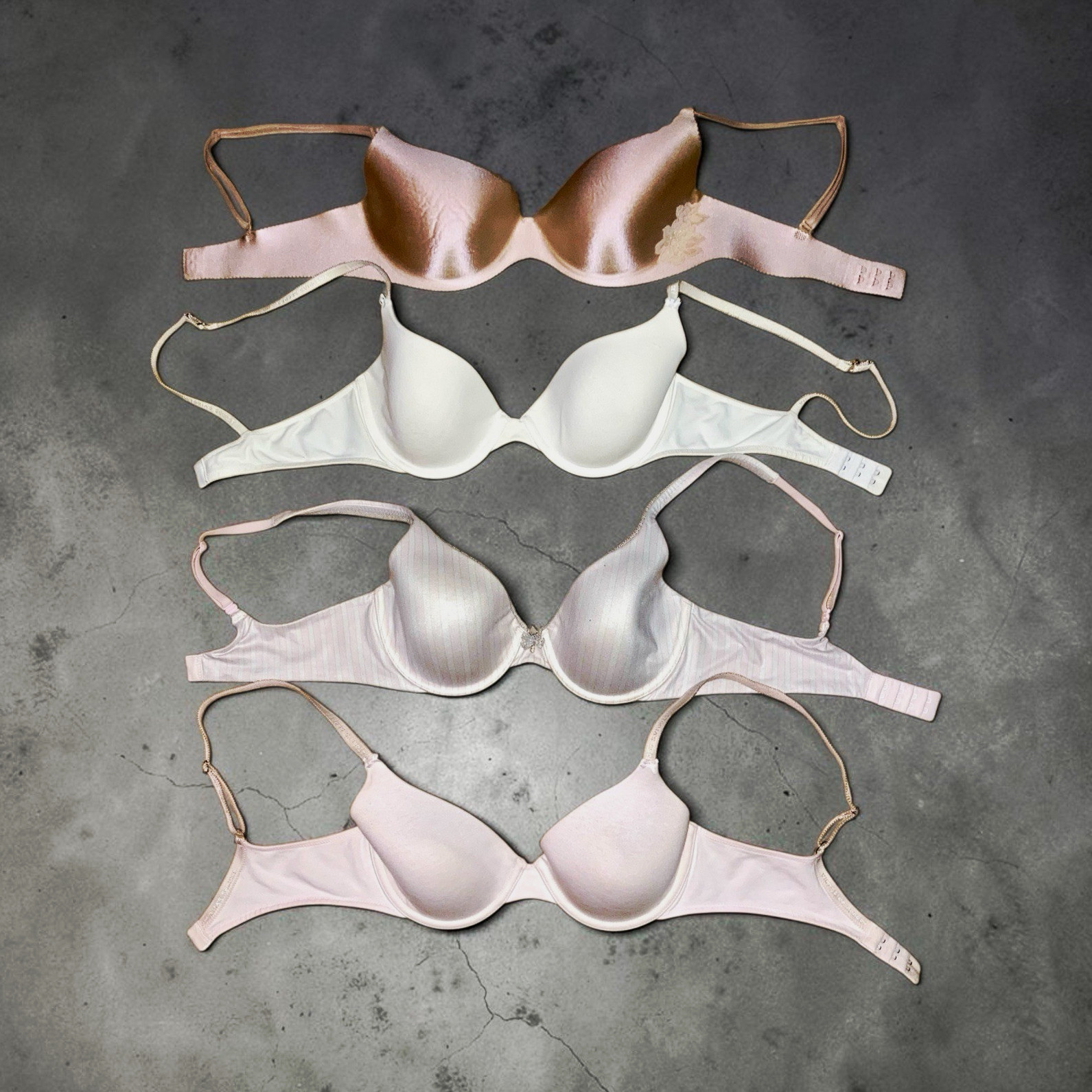 Victoria\'s Secret Body By Victoria 34C Lined Underwire Demi Full Coverage Lot Victoria\'s Secret Body By Victoria 34C Lined Underwire Demi Full Coverage Lot