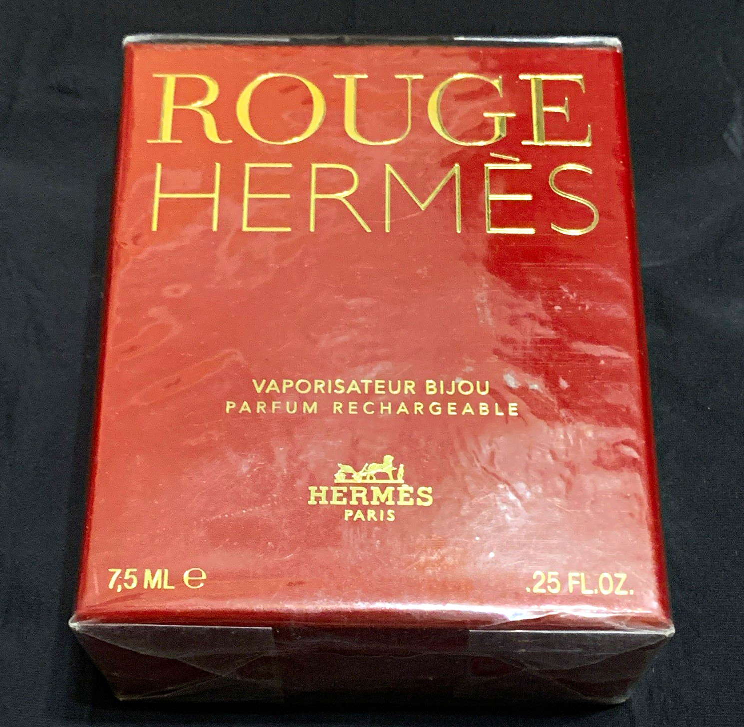 Hermès Rouge Hermès Parfum Rechargeable Spray Travel Size 0.25 fl oz Hermès Rouge Hermès Parfum Rechargeable Spray Travel Size 0.25 fl oz