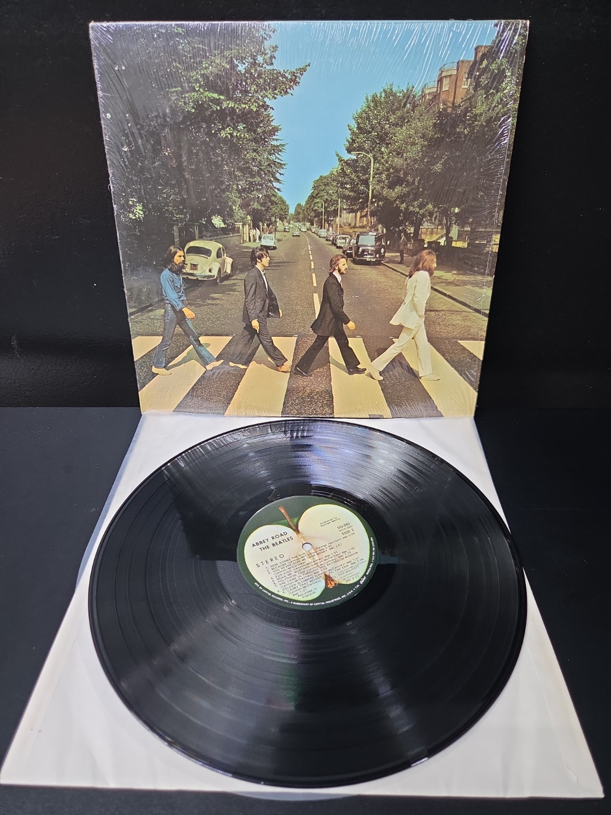 The Beatles Abbey Road Lp Vinyl 1969 1st 'I AM' Press W/Shrink ERROR Cover NM- The Beatles Abbey Road Lp Vinyl 1969 1st 'I AM' Press W/Shrink ERROR Cover NM-