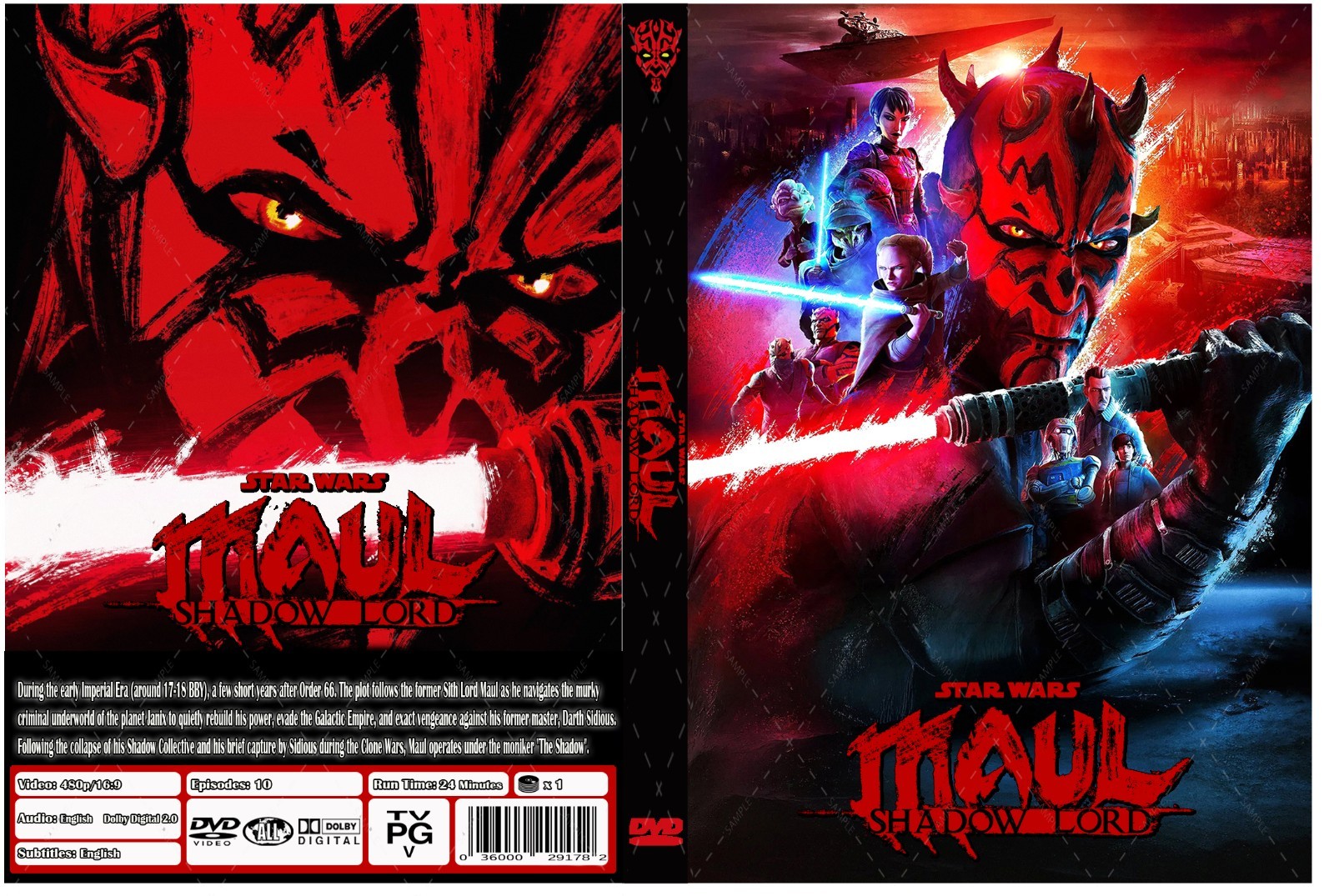 Star Wars: Maul Shadow Lord Animated Series Episodes 1-10 English Audio Star Wars: Maul Shadow Lord Animated Series Episodes 1-10 English Audio