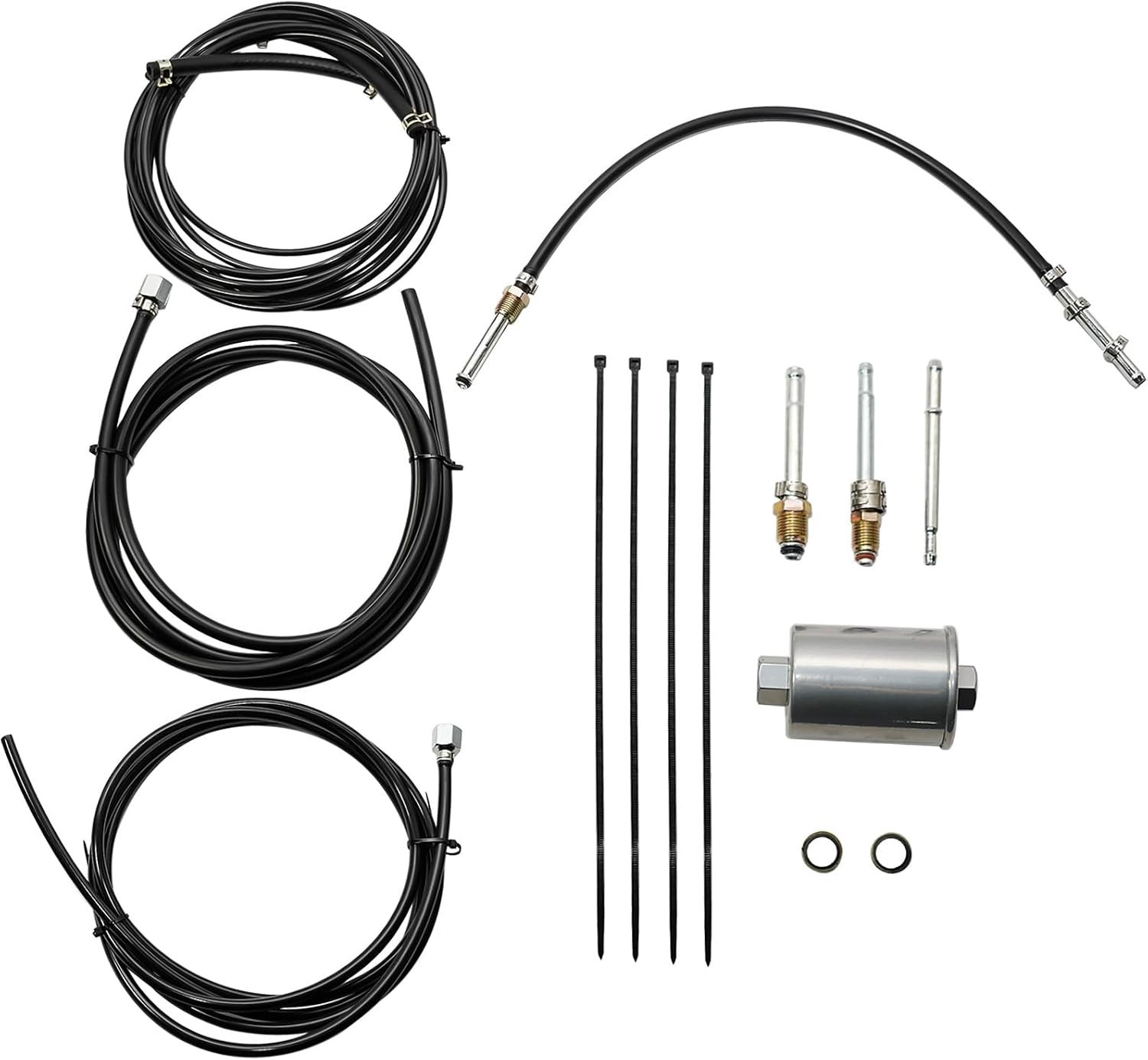 Complete Nylon Fuel Line Kit for 1988-1997 Chevy GMC Trucks Compatible with