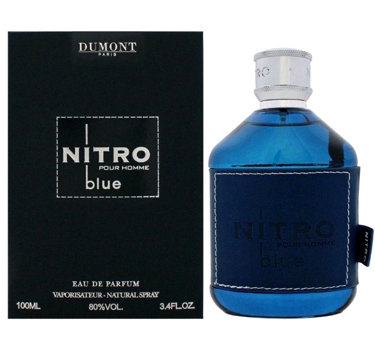 Nitro Blue Pour Homme by Dumont EDP Spray 100ml3.4 floz Men\'s Cologne New Sealed Nitro Blue Pour Homme by Dumont EDP Spray 100ml3.4 floz Men\'s Cologne New Sealed