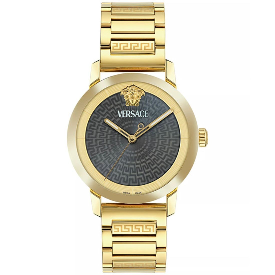 Versace V-Helix Men\'s Black Dial Quartz Watch VE9G00524