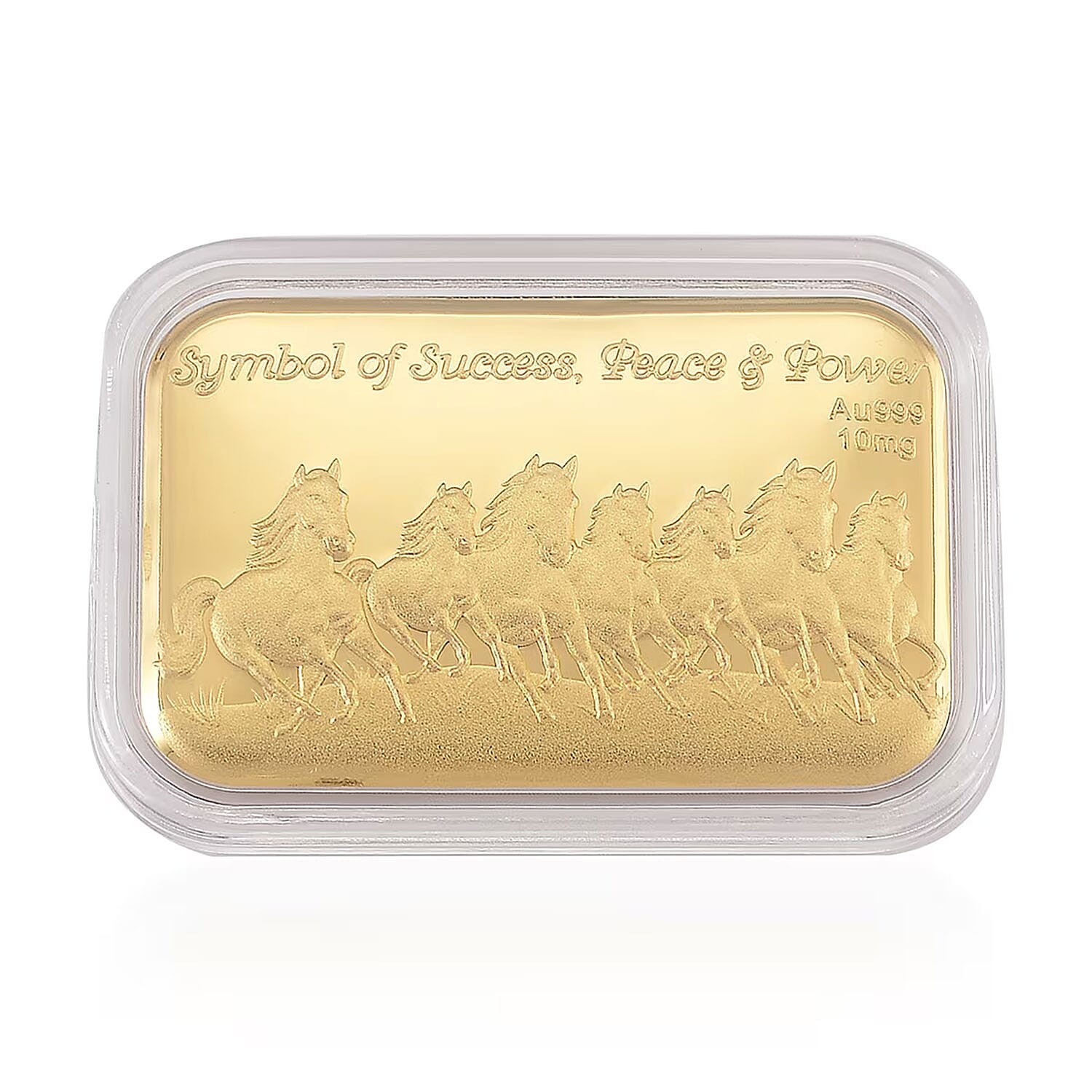 24K Golden Blessing - Seven Horses Emboss Sheet 31x45.5mm 10mg Del. 10-12 Days 24K Golden Blessing - Seven Horses Emboss Sheet 31x45.5mm 10mg Del. 10-12 Days