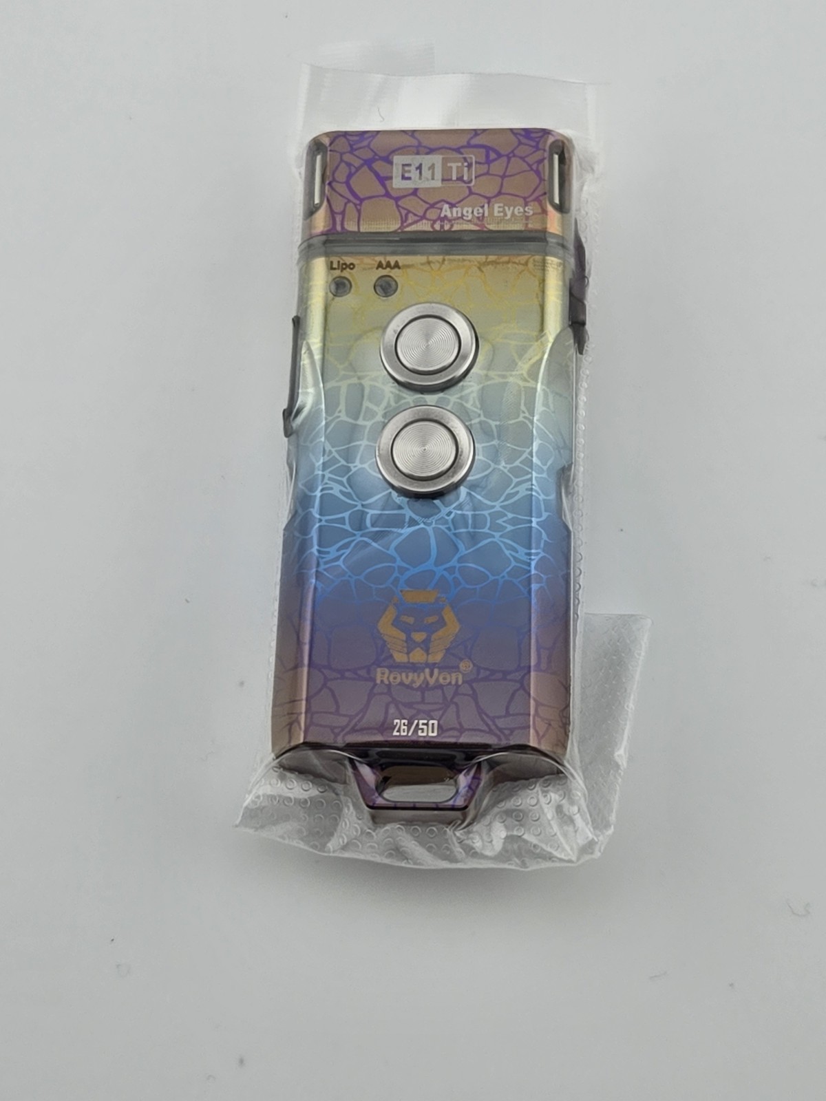 RovyVon E11 Ti Angel Eyes Limited Ed #26 Pocket Flashlight 6500/4000K IPX6 BNIB