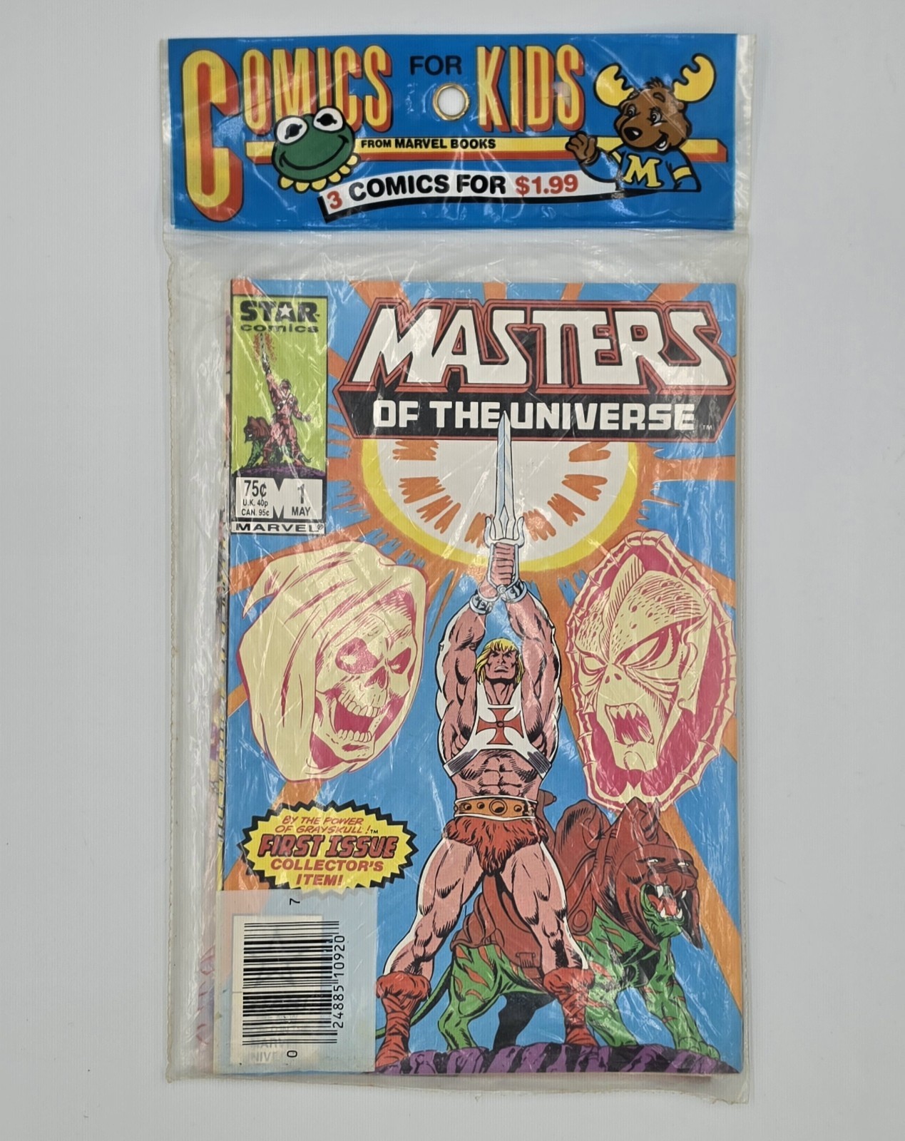 Masters of the Universe 1986 Marvel Comic Books # 1, 2, 3 – Factory Sealed