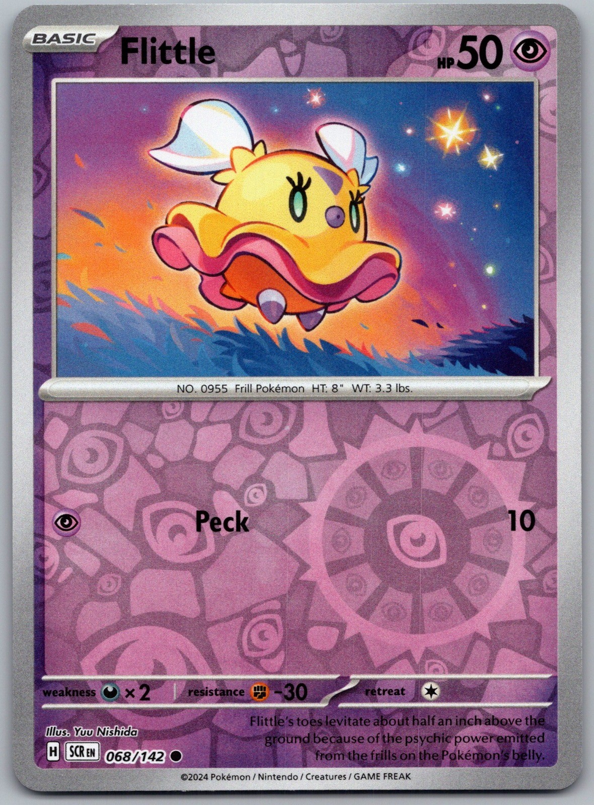 Flittle 068/142 Reverse Holo Common SV07: Stellar Crown NM