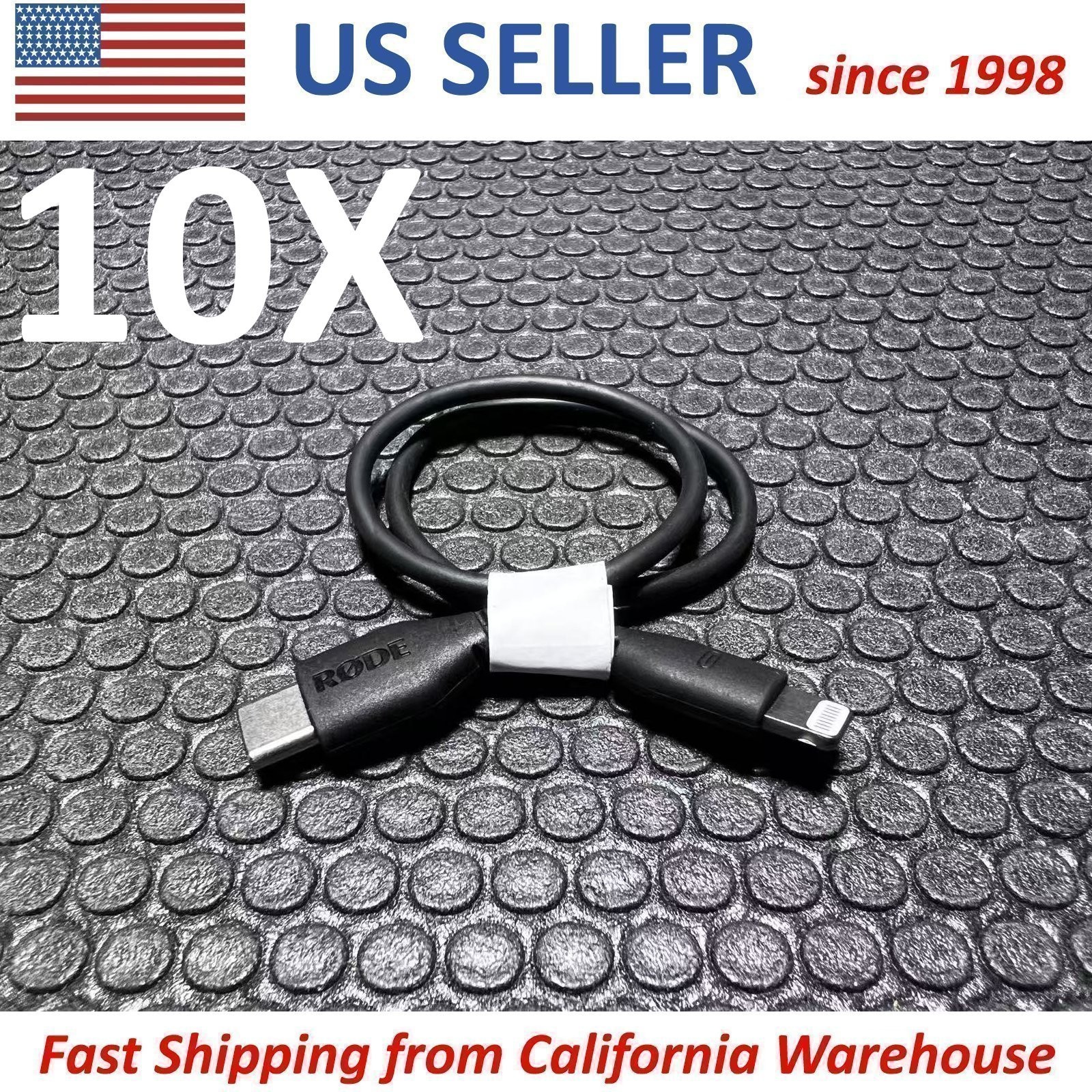 10X RØDE RODE OEM SC21 Lightning to USB-C Cable 11.8