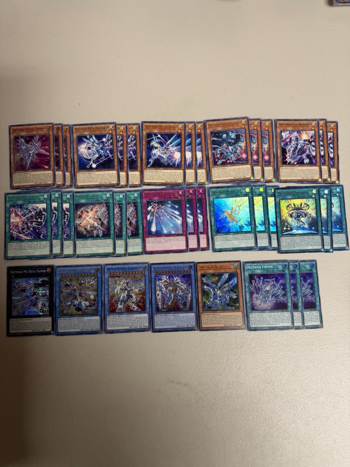 YUGIOH: 38-Card Drytron Deck Core Alpha Thuban Mu Beta Fafnir Beta Zeta Nova NM YUGIOH: 38-Card Drytron Deck Core Alpha Thuban Mu Beta Fafnir Beta Zeta Nova NM