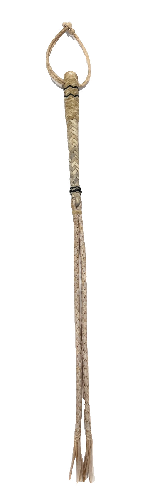 RAWHIDE HORSE QUIRT. SADDLE HORSE CUARTA CHARRA. CHICOTE DE CUERO. CHARRERIA.