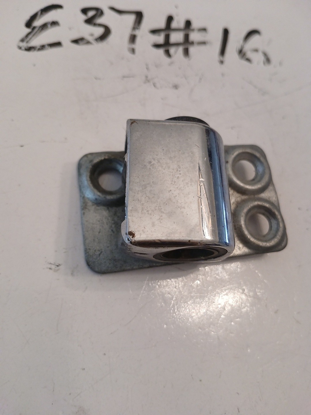 Vintage Mercedes door locking eye latch early Chrome 