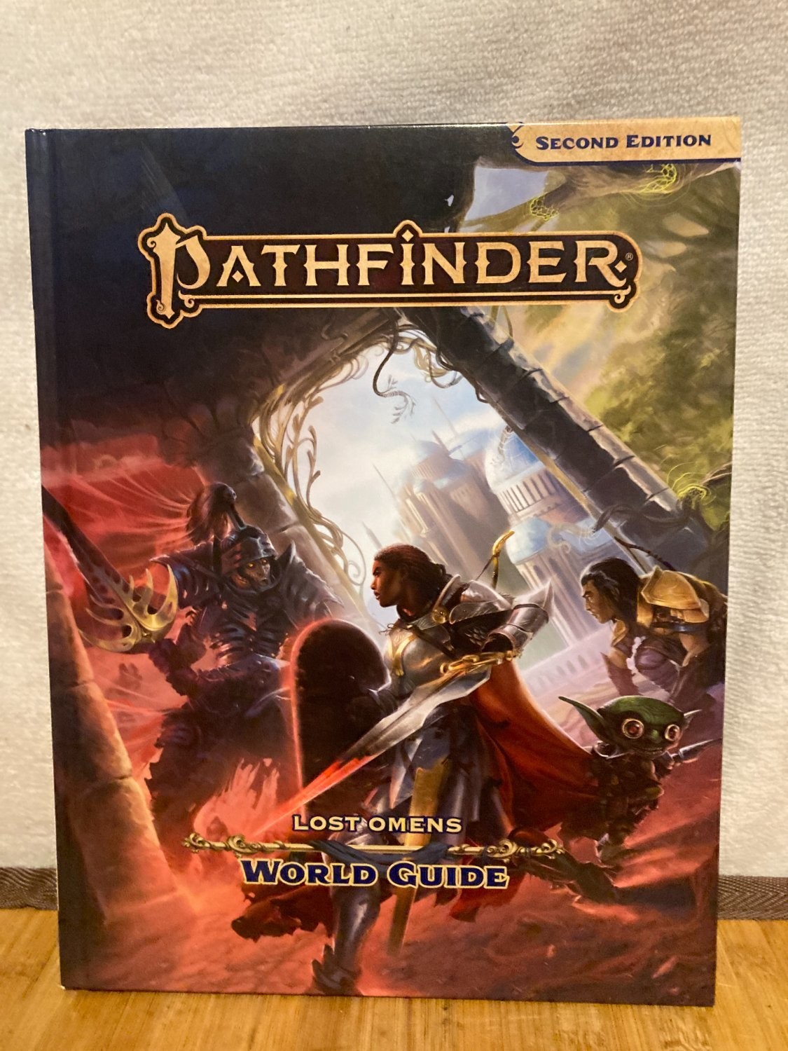 Paizo Pathfinder 2E Lost Omens World Guide Hardcover Rpg Book PZO9301 multicolor