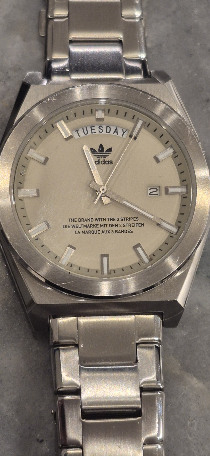 Adidas - Code Five Watch - Silver Metallic - Awesome 