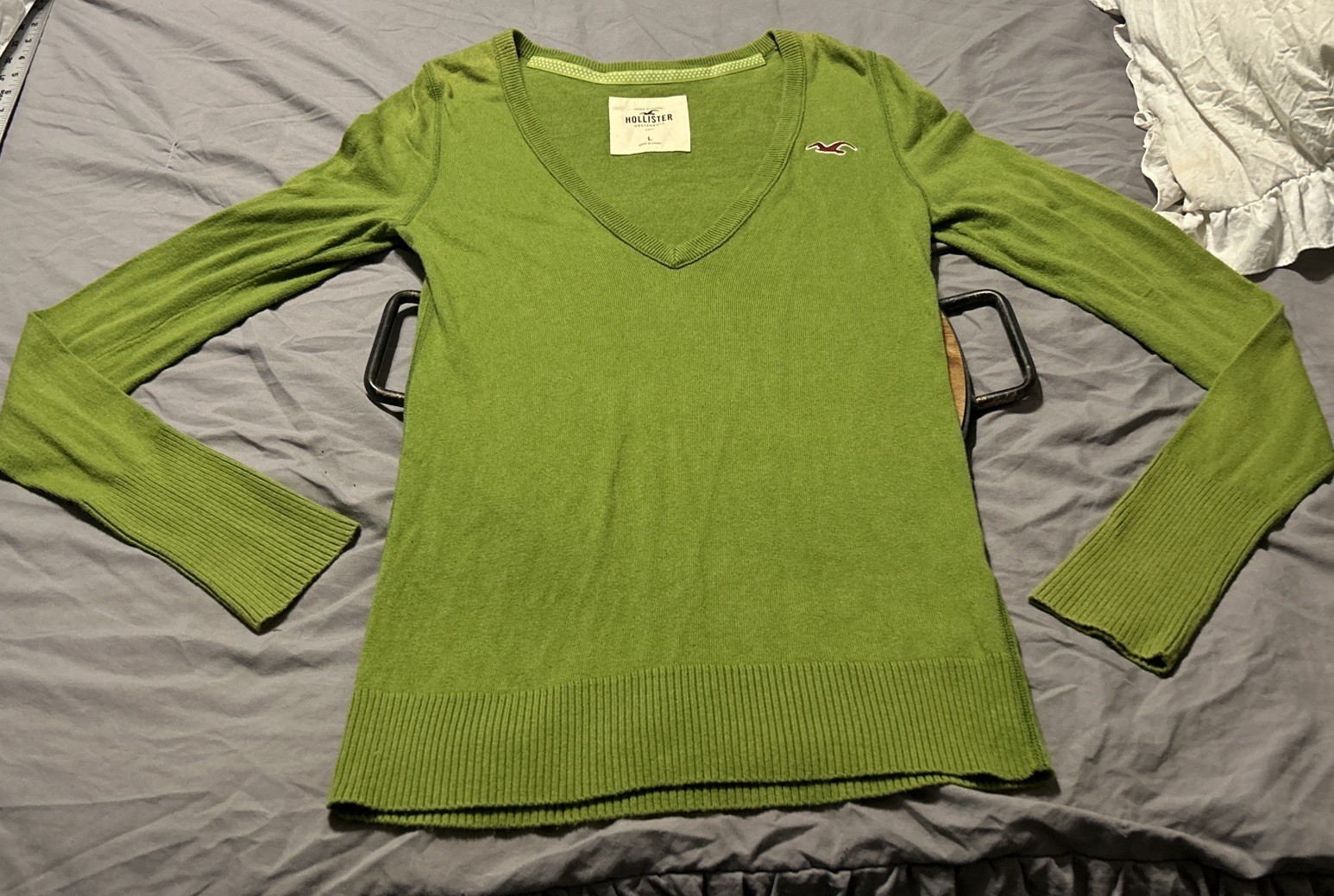 VTG Y2k Bella Swan Hollister Green Himekaji Gyaru Fairy Dolly Long Sleeve Thin L