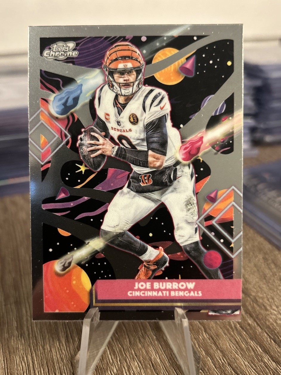 2025 Topps Cosmic Chrome Football JOE BURROW #19 Base - Cincinnati Bengals