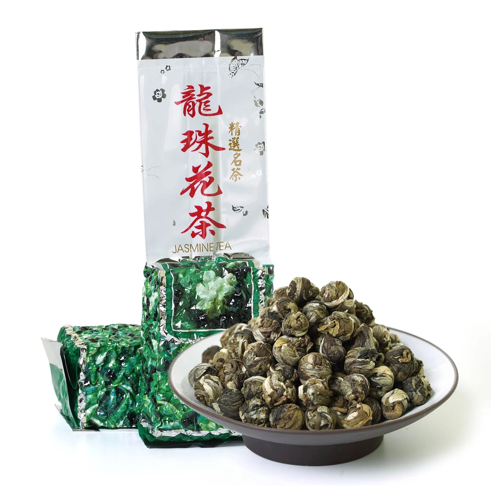 250g Supreme Jasmine Dragon Pearl Loose Leaf Chinese Green Tea Hand Roll Ball 250g Supreme Jasmine Dragon Pearl Loose Leaf Chinese Green Tea Hand Roll Ball