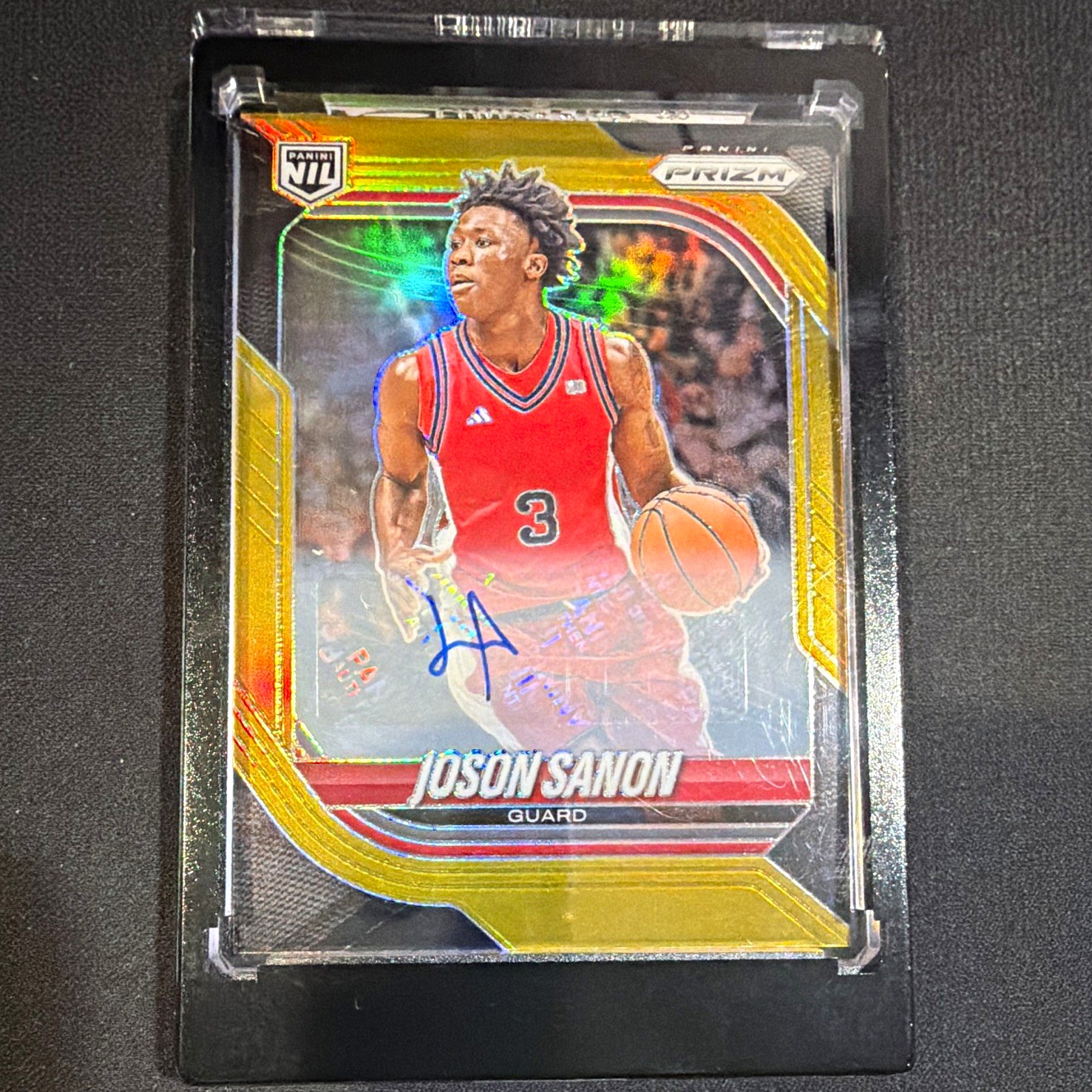 2025-26 Panini Prizm Joson Sanon #90 St. John\'s Auto Hard Signed 04/10 2025-26 Panini Prizm Joson Sanon #90 St. John\'s Auto Hard Signed 04/10