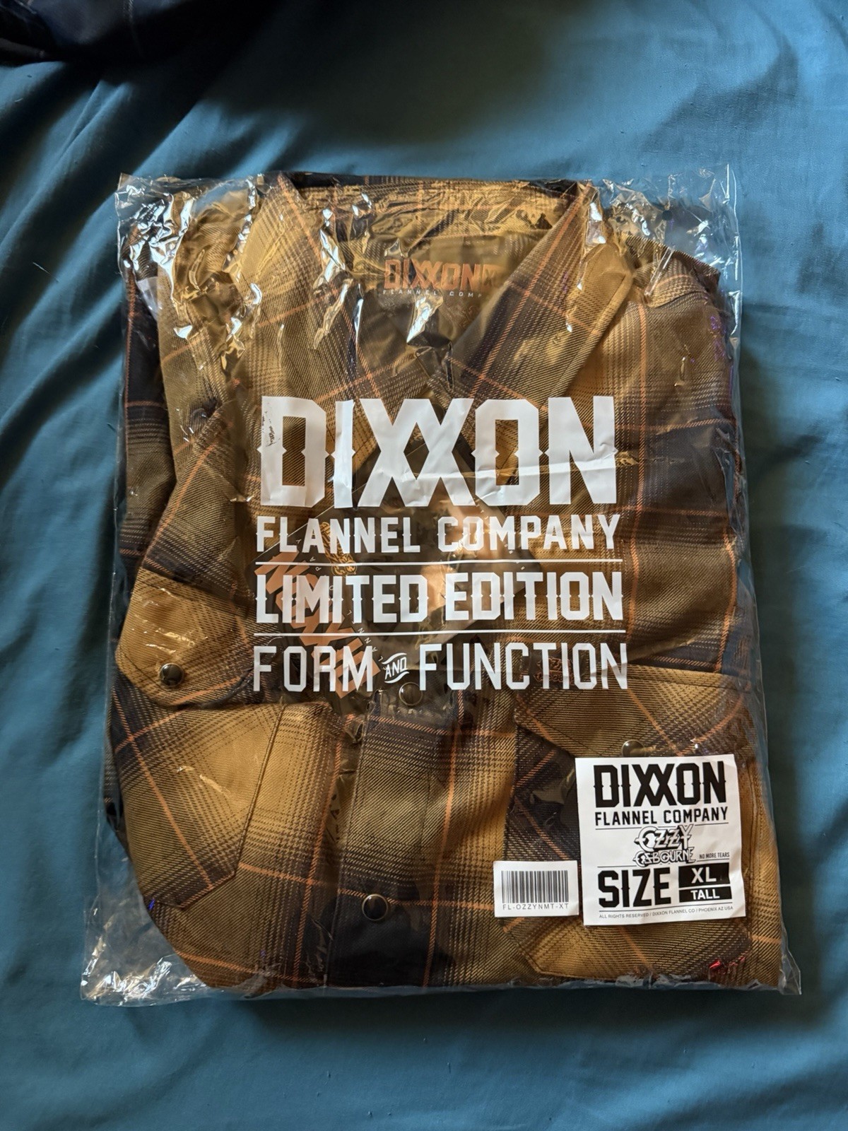 Dixxon Flannel Co Ozzy Osbourne XL Tall men’s 