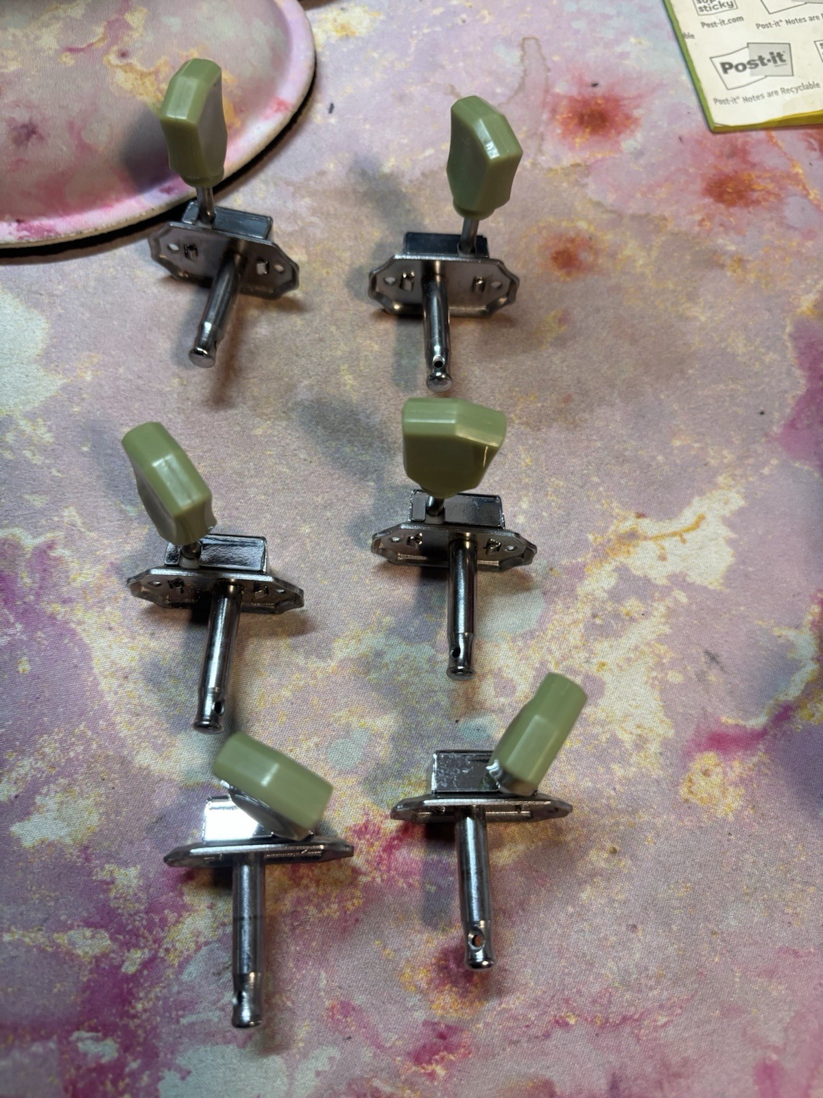 2001 Gibson Deluxe Tulip Vintage Style Tuning Pegs Set 3+3 CLEAN 2001 Gibson Deluxe Tulip Vintage Style Tuning Pegs Set 3+3 CLEAN