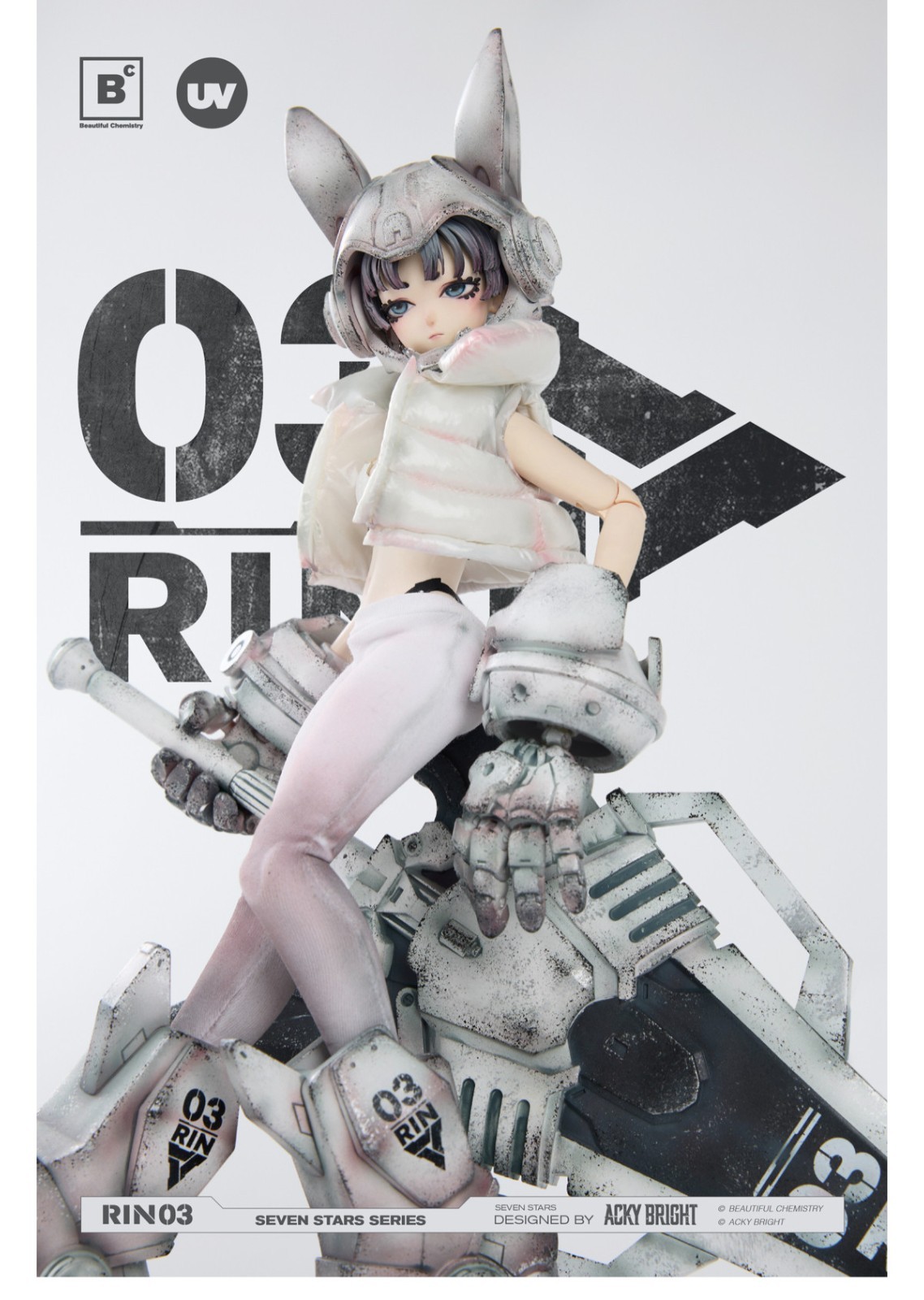 Underverse BC x ACKYBRIGHT 1/6 Seven Stars Rin 03 Action Figure Model New Underverse BC x ACKYBRIGHT 1/6 Seven Stars Rin 03 Action Figure Model New
