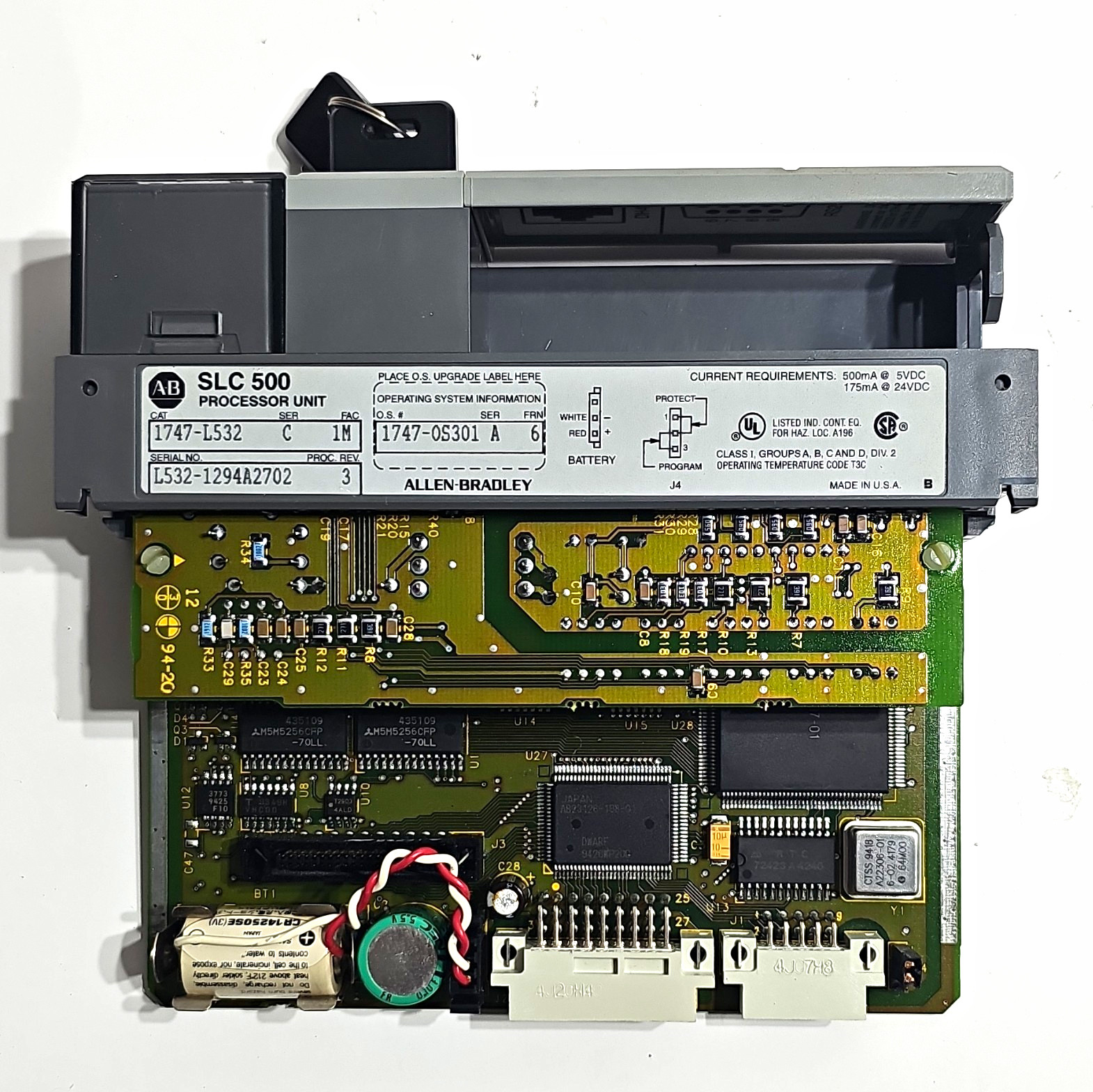 Allen-Bradley SLC 500 PLC Processor Module SLC 5/03 CPU 1747-L532 Allen-Bradley SLC 500 PLC Processor Module SLC 5/03 CPU 1747-L532